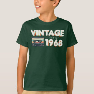 Classic & Vintage 1968 Funny Nostalgic Music Birth T-Shirt