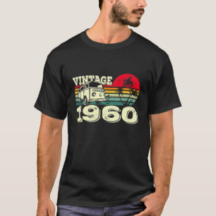 Classic Vintage 60'S Gift Sunset Retro Caravan 196 T-Shirt