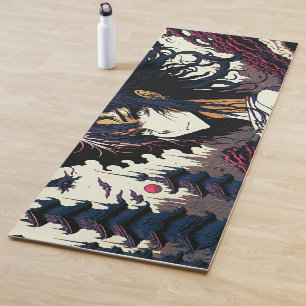 Classic Vintage Anime Girl - 90's Manga Yoga Mat