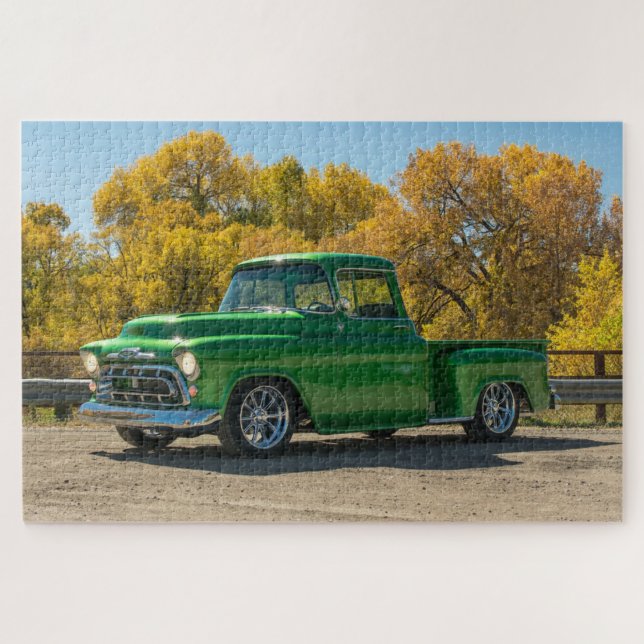 Classic Vintage Antique American Truck Jigsaw Puzzle (Horizontal)