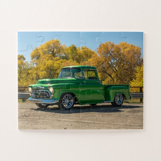 Classic Vintage Antique American Truck Jigsaw Puzzle (Horizontal)
