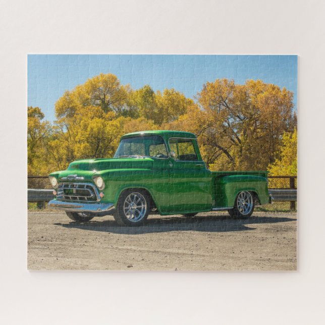 Classic Vintage Antique American Truck Jigsaw Puzzle (Horizontal)