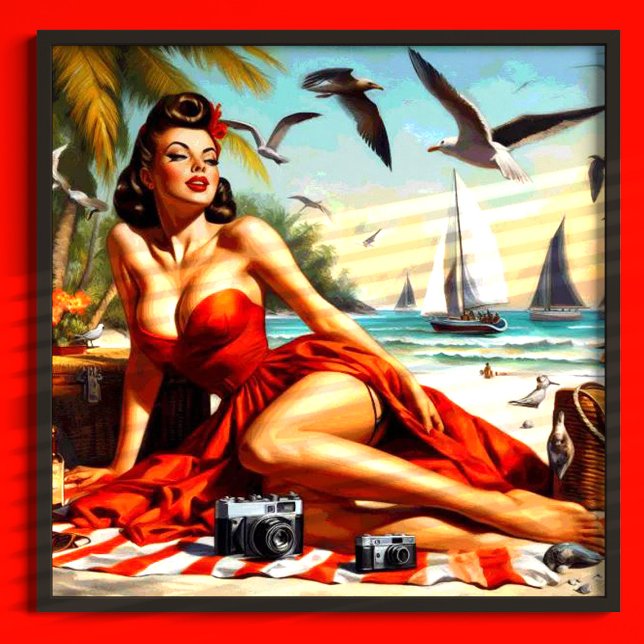 Classic Vintage Beauty Pinup Poster (Creator Uploaded)