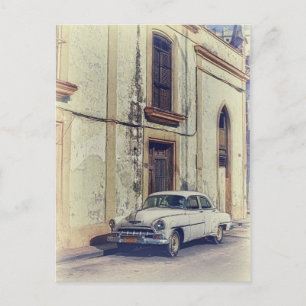 Classic vintage car postcard