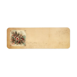 Classic Vintage Christmas Address Labels