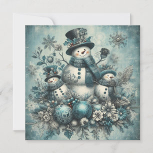 Classic Vintage Christmas Greeting Card