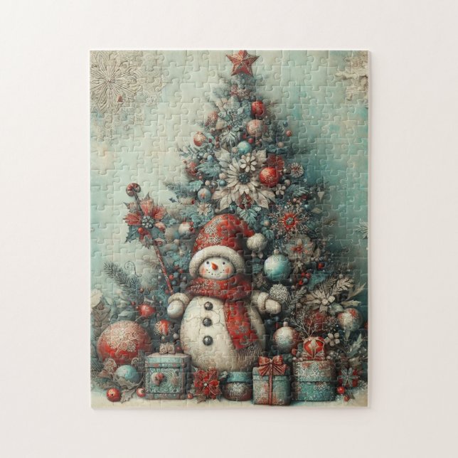 Classic Vintage Christmas Puzzle (Vertical)
