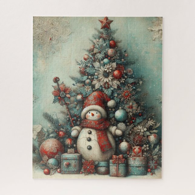 Classic Vintage Christmas Puzzle (Vertical)