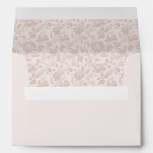 Classic Vintage Crest Wedding Monograms Envelope