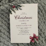 Classic Vintage Elegant Christmas Party Invitation<br><div class="desc">Classic Vintage Elegant Corporate Christmas Party Invitation

See matching collection in our Niche and Nest Store</div>