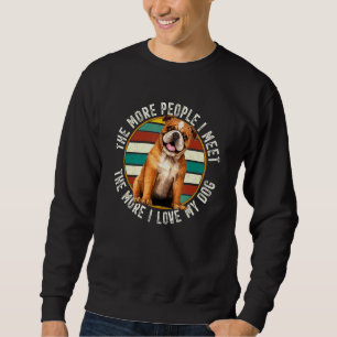 Classic Vintage English Bulldog Sweatshirt