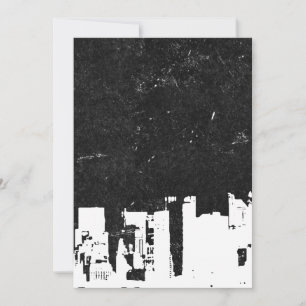 Classic Vintage Etching Cityscape Art