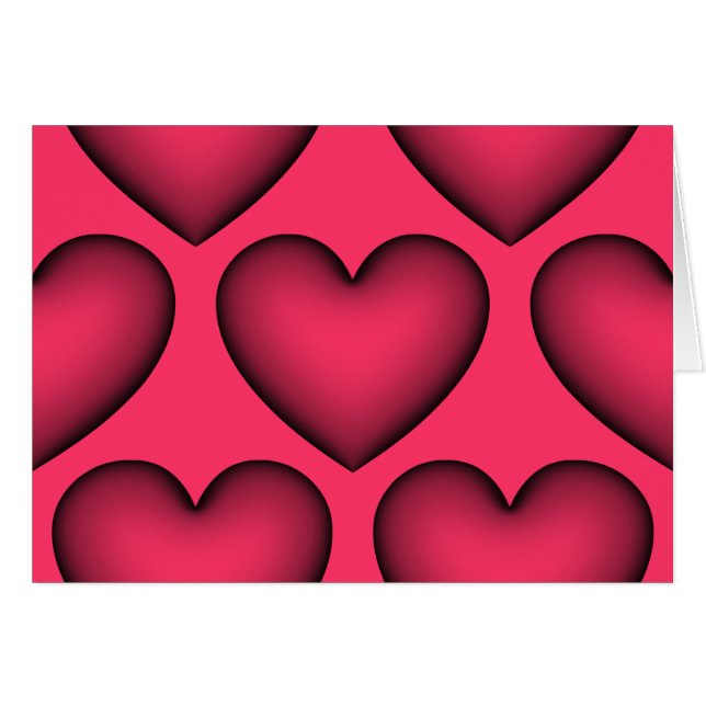 Classic Vintage Etching Heart Pattern (Front Horizontal)