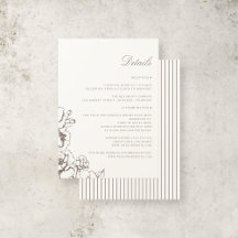 Classic Vintage Floral Garden Wedding Details