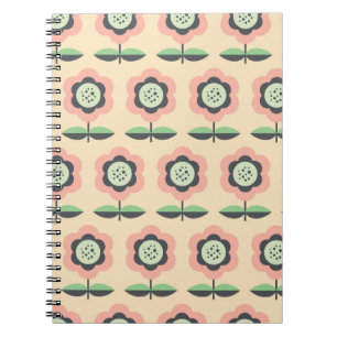 Classic Vintage: Floral Seamless Design Notebook