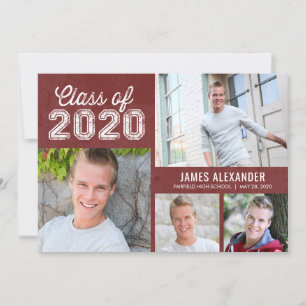 Classic Vintage Graduation Announcement Invitation