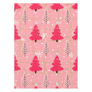 Classic Vintage Holiday Pattern-Christmas Tree (3) Tablecloth