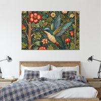 Classic vintage hummingbird art bohemian chic