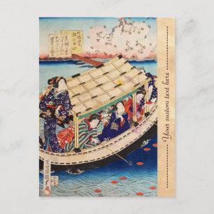 Classic vintage japanese ukiyo-e geishas Utagawa Postcard