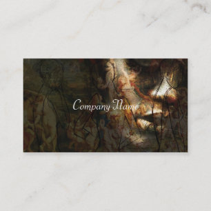 Classic vintage Lady of Fashion In baroque Business Card