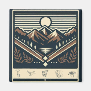 Classic/vintage outdoors/wilderness  magnet