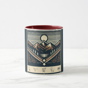 Classic/vintage outdoors/wilderness mug