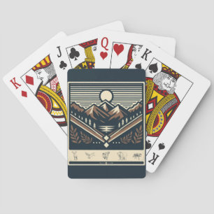 Classic/vintage outdoors/wilderness playing cards