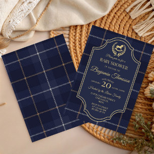 classic Vintage Polo Horse Party Baby shower  Invitation