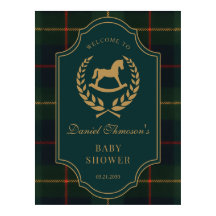 classic Vintage Polo Horse Party Baby shower