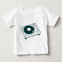 Classic Vintage Record Player Retro Graphic