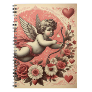 Classic/Vintage/Retro Cupid Valentine's day Notebook