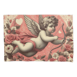 Classic/Vintage/Retro Cupid Valentine's day Pillowcase