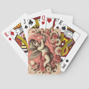 Classic/Vintage/Retro Cupid Valentine's day Playing Cards