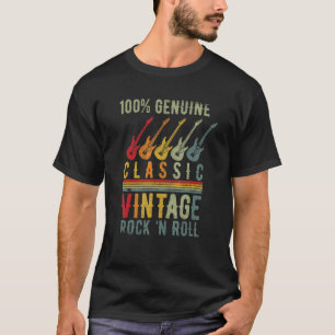 Classic Vintage Rock 'n Roll Music Electric Guitar T-Shirt