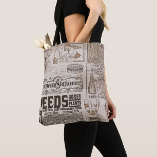 Classic Vintage Seed Bag Design 