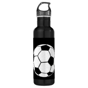 Classic Vintage Soccer Ball Distressed Sports Illu 710 Ml Water Bottle