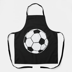 Classic Vintage Soccer Ball Distressed Sports Illu Apron