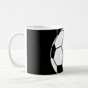 Classic Vintage Soccer Ball Distressed Sports Illu Coffee Mug