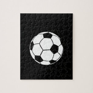 Classic Vintage Soccer Ball Distressed Sports Illu Jigsaw Puzzle