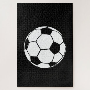 Classic Vintage Soccer Ball Distressed Sports Illu Jigsaw Puzzle