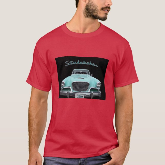 Classic Vintage Studebaker Silver Hawk 1959 T-Shirt (Front)