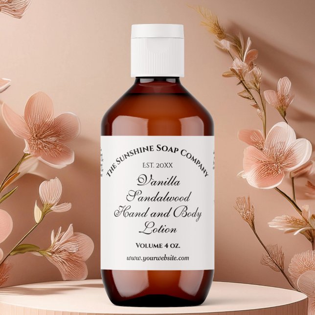 Classic Vintage Style Cosmetics Bottle Label (Creator Uploaded)