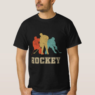 Classic Vintage Style Ice Hockey T-Shirt