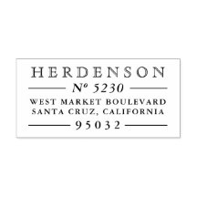 Classic Vintage Style Typography Return Address