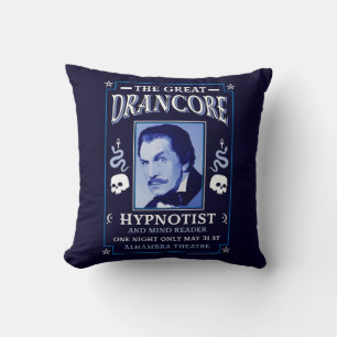 Classic vintage victorian Hypnotist     Cushion