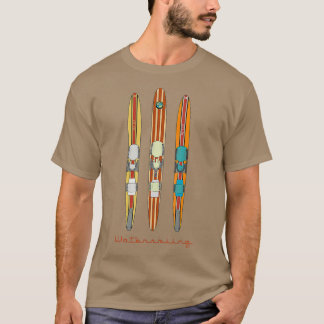 Classic Vintage Water Skis T-Shirt