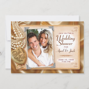 Classic Vintage Wedding / Engagement Shower Invitation