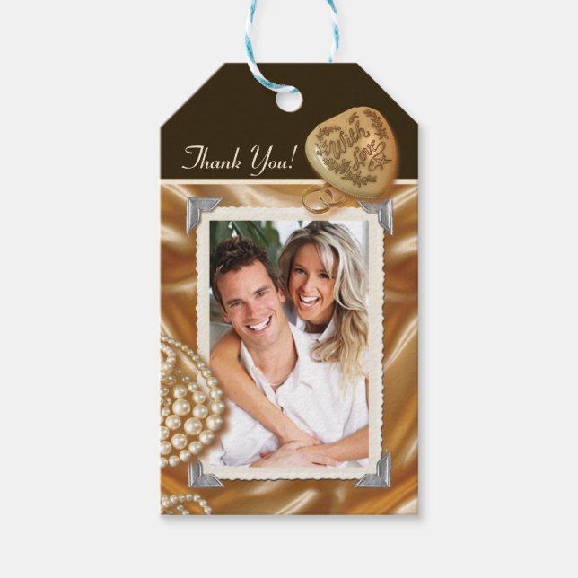 Classic Vintage Wedding / Shower Favour Tags (Front)