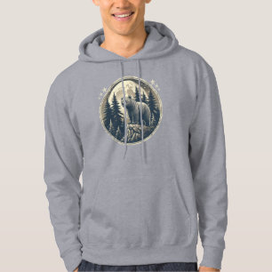 Classic/vintage wilderness bear hoodie