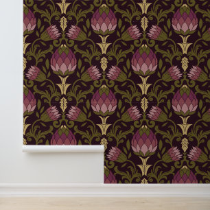 Classic Vintage William Morris Artichoke Wallpaper